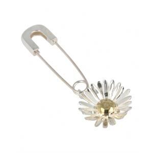 NEW AMBUSH women's daisy charm single earrings in silver